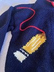 The Eagles Eye Cardigan 1990 Vintage School Theme Sweater Size 6 Kids