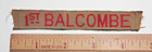 1st Balcombe Regimental Uniform Ribbon  Essex England  Public Defense Regiment