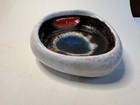 Bitossi Aldo Londi Fused Fritte Glass Dish Italian Studio Pottery Mcm Italy