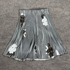 Vintage Mini Skirt Set Women Small Blue Floral Babydoll Tank Y2k Fairy 90s Usa