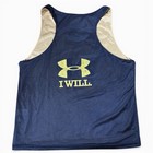 Navy Midshipmen Issued Reversible Lacrosse Pinnie Jersey Under Armour Men   s L xl
