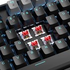 75 Mechanical Gaming Keyboard Red Switch Led Blue Backlit 87 Keys Tkl Wired