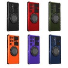 For Samsung Galaxy S24 s23 s25 Ultra Rugged Armor Phone Case   Screen Protector