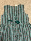 Vintage Fall Winter  Laura Ashley Girls Pinafore Jumper Dress Cottagecore 10