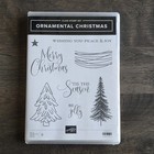 Stampin Up Ornamental Christmas Stamps   Dies Tree Star Ornaments Greetings