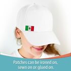Small Mexican Flag Patch  5-pack  Embroidered Iron On Patch Applique