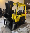 2020 Hyster E100xn 10000 Lb 3 Stage Mast Side Shifter Forklift 812 Hrs Electric