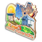 Aland Islands Finland Refrigerator Magnet 3d Travel Souvenirs Wood Craft Gifts