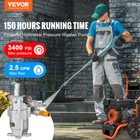 Vevor Pressure Washer Pump Power Washer Pump 3 4  Horizontal 3400 Psi 2 5 Gpm