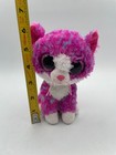 Ty Beanie Boos Charlotte The Cat Claire s Exclusive 6  Pink Purple Kitty 2017