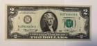 1976  2 Two Dollar Bill 50th Anniversary Bicentennial Crisp Almost Uncirculated