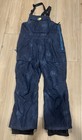 O neill Original Hyperdry Waterproof Breathable Snow Bib Pants Unisex Sz L Blue