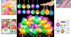 Stress-relief Led Spiky Balls - 60 Pack Of Multicolor Bouncy Toys For Parties