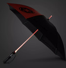 Disney Star Wars Light-up Lightsaber Umbrella Galactic Empire Insignia New
