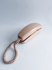 Vintage 1960s Pacific Tel Co Trimline Rotary Desk Telephone - Beige - Untested