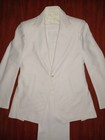 Vintage Men s Mr  I 1970 s 3 Piece Suit White 100 polyester Jacket 40r Pants 32w
