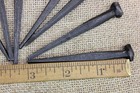 3  Rosehead 10 Nails Heavy Spikes Square Wrought Iron Vintage Decorative Look