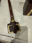 Vintage Cross  Leather And Brass Three Piece Desk Accessory Set  Made In Italy 