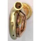 Brass And Copper Bugle - Cavalry Us British Army 800 Gm To Play Gift Decorative 