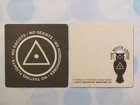 Beer Coaster   Holy Mountain Brewing - Seattle  Washington   No Racists  Sexists