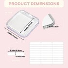 14pcs Press On Nail Packaging Case With 60pcs 2 95 X X 0 6 Inch  Clear