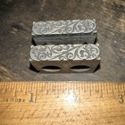 Print Blocks     2 Ornamental Borders     Lead Blocks  Beautiful Design 