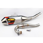 Exhaust Full System Stainless Pipe Muffler  silver  Fit Kawasaki Klx140-klx140l
