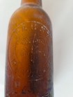 Pabst Milwaukee Amber Glass Beer Bottle Embossed Antique    not To Be Sold   