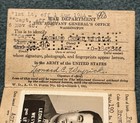 Original Wwii Us Army Officers 1943 Id Card