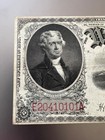 1917  2 Red Seal Bracelet Reverse Legal Tender Note