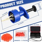 1005 Pcs Fishing Terminal Tackle Set 1000 Bait Bands 4 Pcs 2x Pellet Bander T   