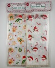 Christmas Holiday 60 Large Treat Twist Tie Goody Party Cookie Bags  - 4 Designs