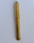 Waterman Pen 18k Gold Filled Floral Etchings 0552-1 2v Initials Engraved Mt