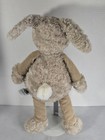 Rare Lot Of 2 Jellycat Pitter Patter Beige Bunny Plush Corduroy Arms Legs 