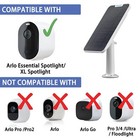 Solar Panel Charging For Arlo Essential Spotlight   Xl Spotlight Camera Battery