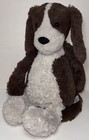 So Soft  Jellycat 12    Fudge Dog Plush Stuffed Animal Authentic Puppy Bashful