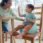 Easy-clean Baby Booster Seat For Feeding High Chair Teal Portable Toddler Chair