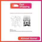 3030 T Slot Aluminum Extrusion For 3d Printer Parts And Cnc Diy Silver 600mmx4