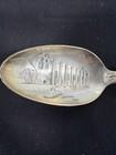 San Gabriel Mission Cal  Sterling Silver Vintage Souvenir Spoon  21 5 Grams