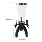 3l Beer Tower Dispenser  Spherical Beverage Dispenser Drink Tower With 3 Taps