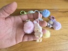 Labubu Small Keychain Mini Plush Phone Strap Bag Charms - Choose Your Color 