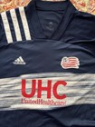 New England Revolution         Mls Adidas Soccer Jersey Uhc Sponsor Navy Size Xxl