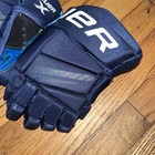 Bauer Vapor Junior 10  Hockey Gloves Navy Blue 25 Cm