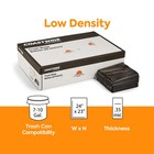 Myofficeinnovations Trash Bags 7-10 Gallon 24x23 Low Density 0 35 Mil Black