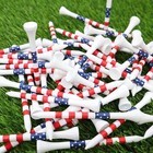 3 1 4 2 3 4 Inch Durable Biodegradable Bamboo Wooden Golf Tees 100