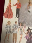 Vintage Simplicity 4754 Sewing Clothes Pattern Fashion Barbie Doll Uncut
