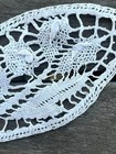 French Antique Lace Leaf Motif Vintage  d893c5