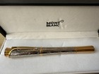 Luxurious Montblanc Rollerball Pen With Box black Ink silver gold Color