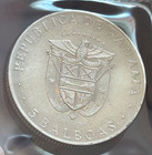 Unc Silver Panama 1970 5 Balboas Central American Games