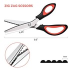Pinking Shears Fabric Scissors  Zig Zag 7mm Scalloped Decorative Craft Edge